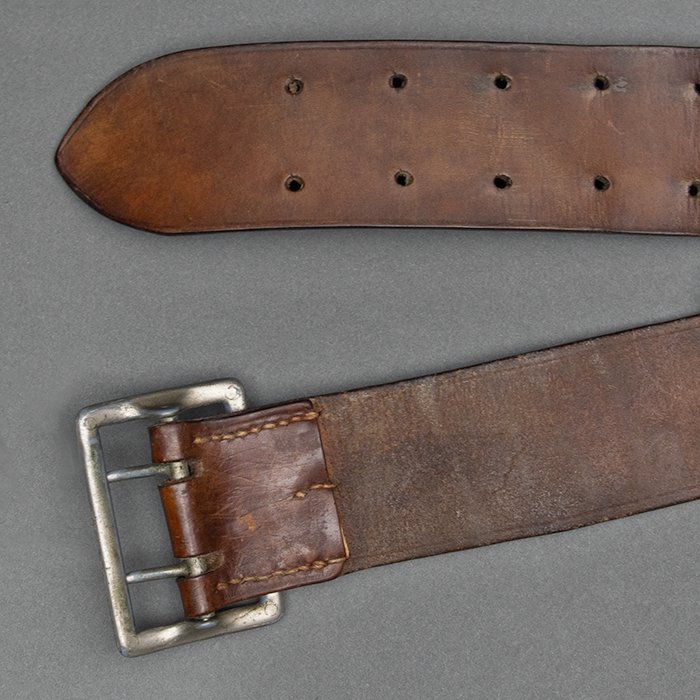 BJR10 Brown leather double claw officer's belt with D ring — image 6