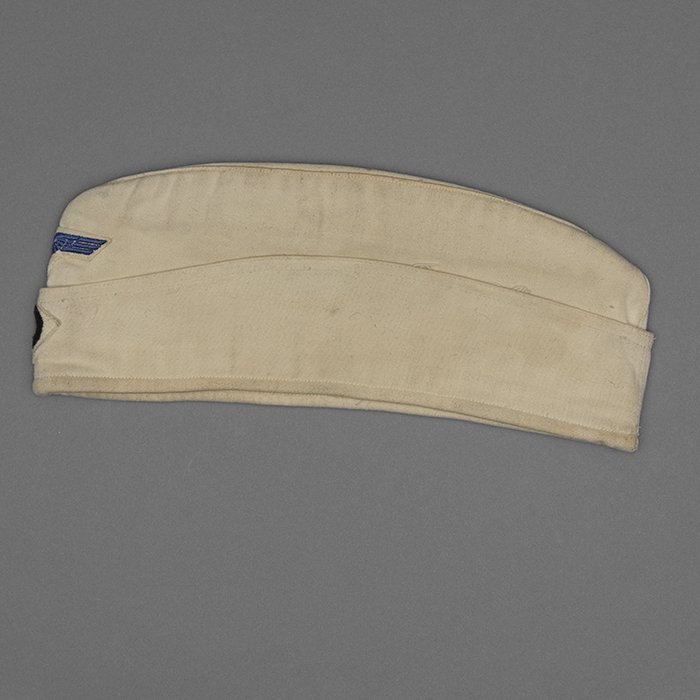 JS8 French made white Kriegsmarine EM overseas cap — image 12