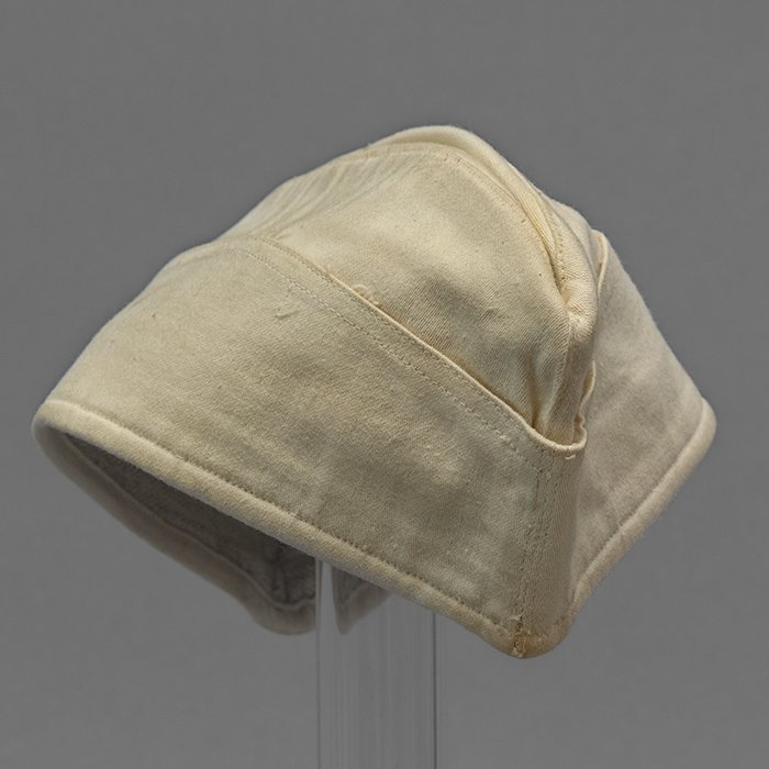 JS8 French made white Kriegsmarine EM overseas cap — image 13