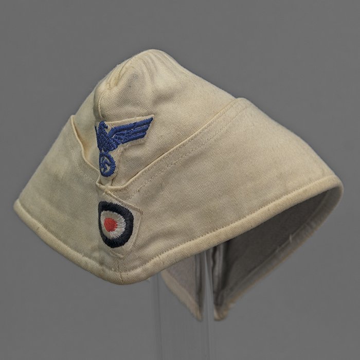 JS8 French made white Kriegsmarine EM overseas cap — image 8