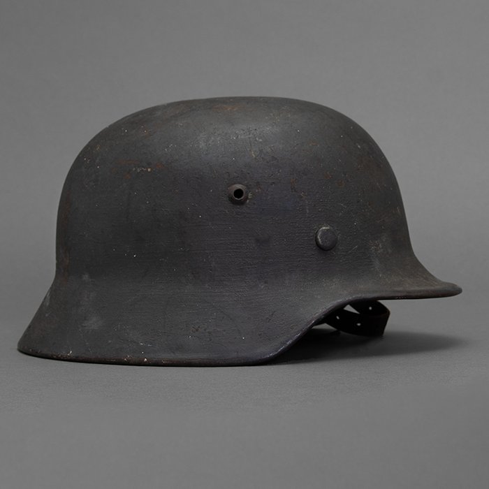 LA9 Luftwaffe M35 single decal overpaint camouflage helmet — image 10