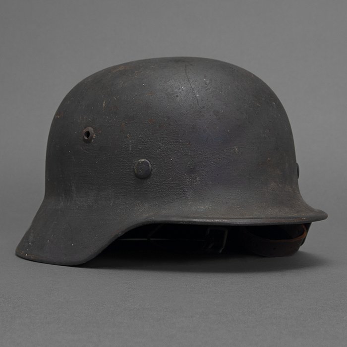 LA9 Luftwaffe M35 single decal overpaint camouflage helmet — image 12