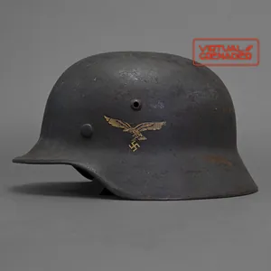 LA9 Luftwaffe M35 single decal overpaint camouflage helmet