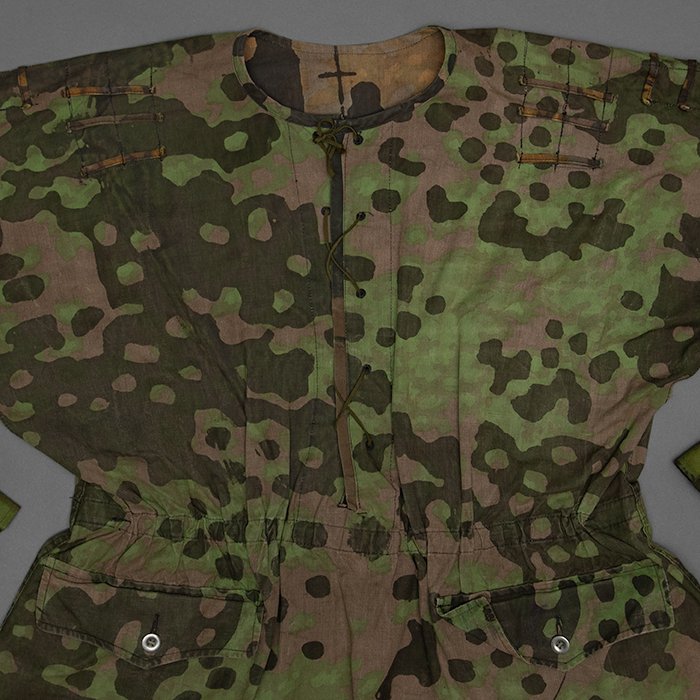 LA1 Distinctive Waffen-SS M42 second type plane tree 3/4 pullover camouflage smock — image 3