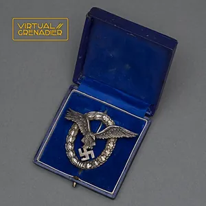 BX3 Cased Juncker Luftwaffe Pilot's Badge
