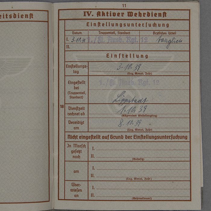 SH41 Interesting Wehrpass for a Luftwaffe Ju 88 pilot from III./Kampfgeschwader 77 — image 9