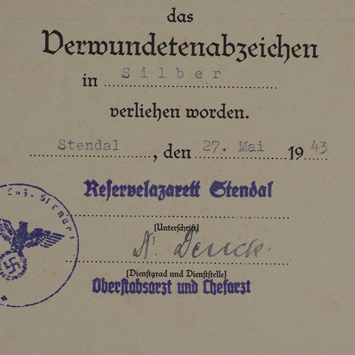 SH71 Set of four award documents for a Heer Panzergrenadier who served in North Africa — image 11