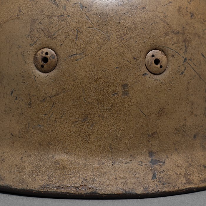 DM36 Luftwaffe M38 single decal tan camouflaged Fallschirmjäger helmet — image 12