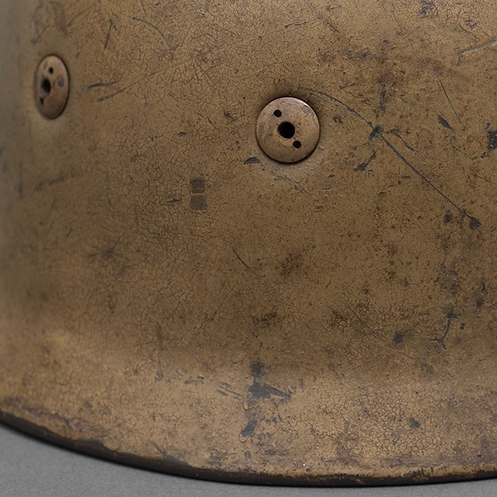 DM36 Luftwaffe M38 single decal tan camouflaged Fallschirmjäger helmet — image 17