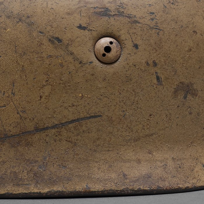 DM36 Luftwaffe M38 single decal tan camouflaged Fallschirmjäger helmet — image 19