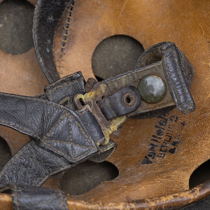 DM36 Luftwaffe M38 single decal tan camouflaged Fallschirmjäger helmet — image 34