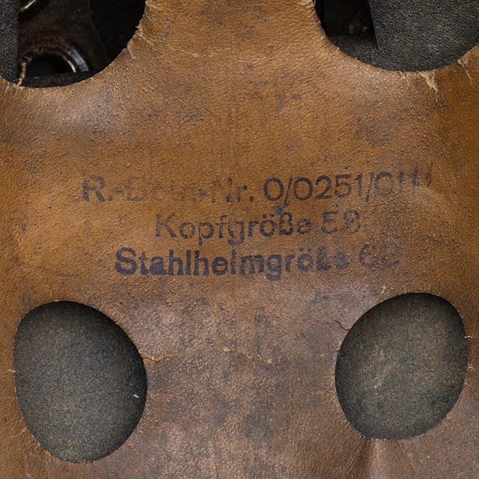 DM37 Later issue Luftwaffe M38 dual color camouflaged Fallschirmjäger helmet — image 29