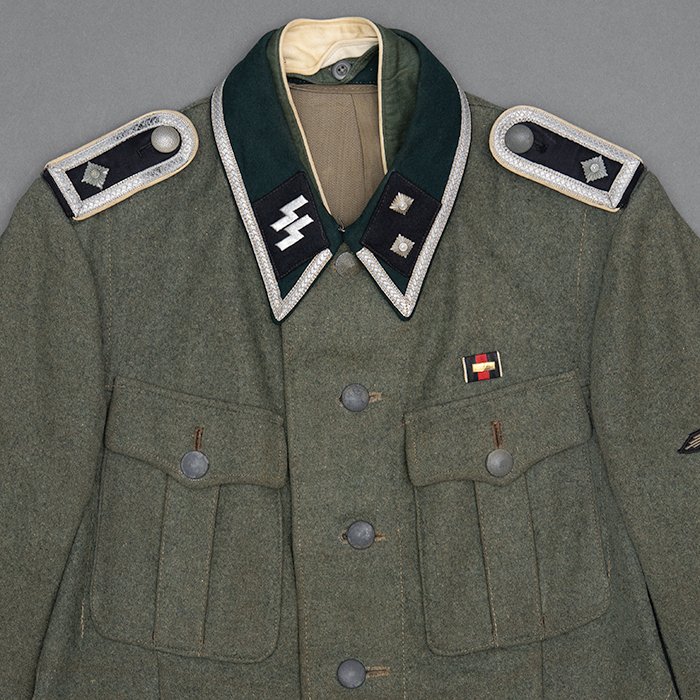 DM26 Waffen-SS contract M36 style service blouse for an Infanterie SS-Oberscharführer — image 3