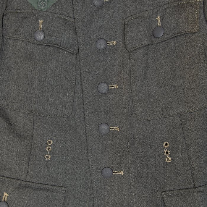 DM28 Heer M43 service blouse in gabardine fabric for a Nachschubtruppe EM — image 16