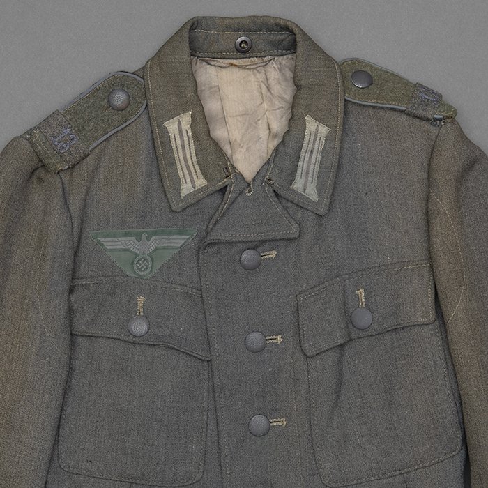 DM28 Heer M43 service blouse in gabardine fabric for a Nachschubtruppe EM — image 3