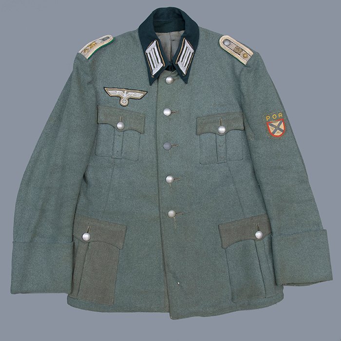 UBB22 Set of service blouse and visored cap for Heer Administrative officer with POA sleeve badge - new photos — image 3