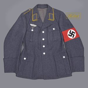 HUP35 Excellent pre 1941 pattern service blouse for an NSFK-Mann