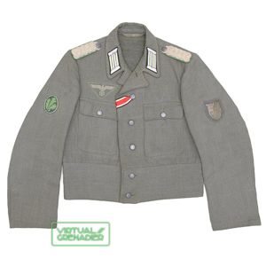 UDM99 Gabardine M44 service blouse for a Heer Jäger Major