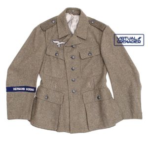 MAA41 Late issue four pocket issue service blouse in field …