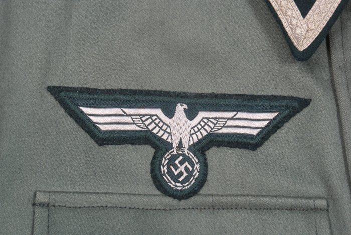 Custom-tailored M36style tunic for a Heer Oberfeldwebel (Spieß) in Kavallerie-Regiment 5 — image 6