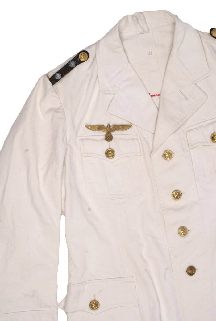 White summer tunic for a Kriegsmarine Oberfähnrich — image 3