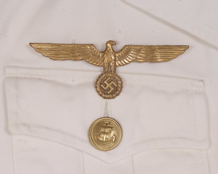 White summer tunic for a Kriegsmarine Oberfähnrich — image 4