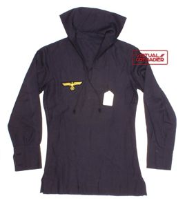 HS005 Unissued Kriegsmarine blue pullover shirt