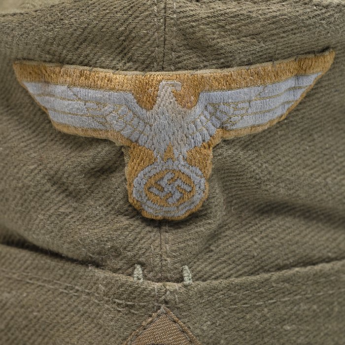 HES31 Unissued Clemens Wagner made Heer tropical EM overseas cap — image 8