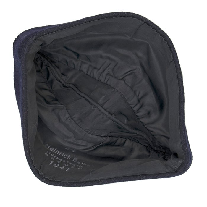 JT016 Early Kriegsmarine EM overseas cap manufactured by the firm of Heinrich Balke — image 14