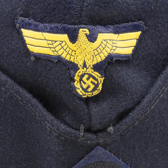 JT016 Early Kriegsmarine EM overseas cap manufactured by the firm of Heinrich Balke — image 6