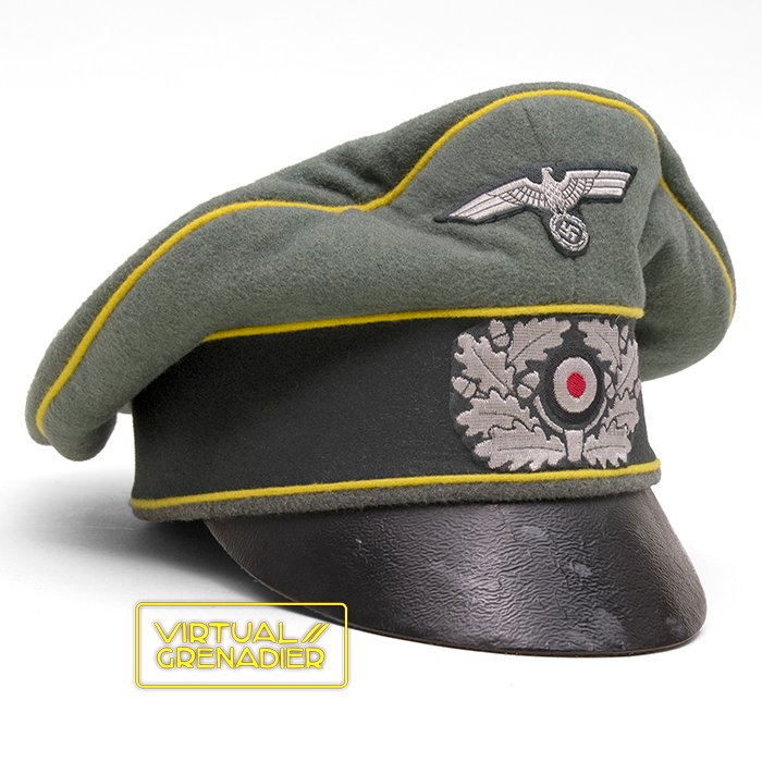 MSW3 Clemens Wagner made Heer Nachrichten officer's visored cap 'Alter Art' — image 2