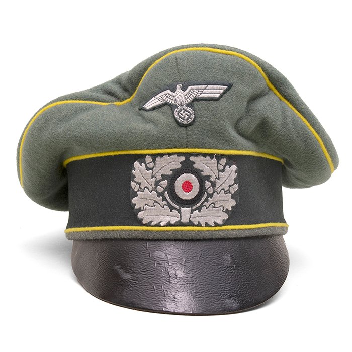 MSW3 Clemens Wagner made Heer Nachrichten officer's visored cap 'Alter Art' — image 4