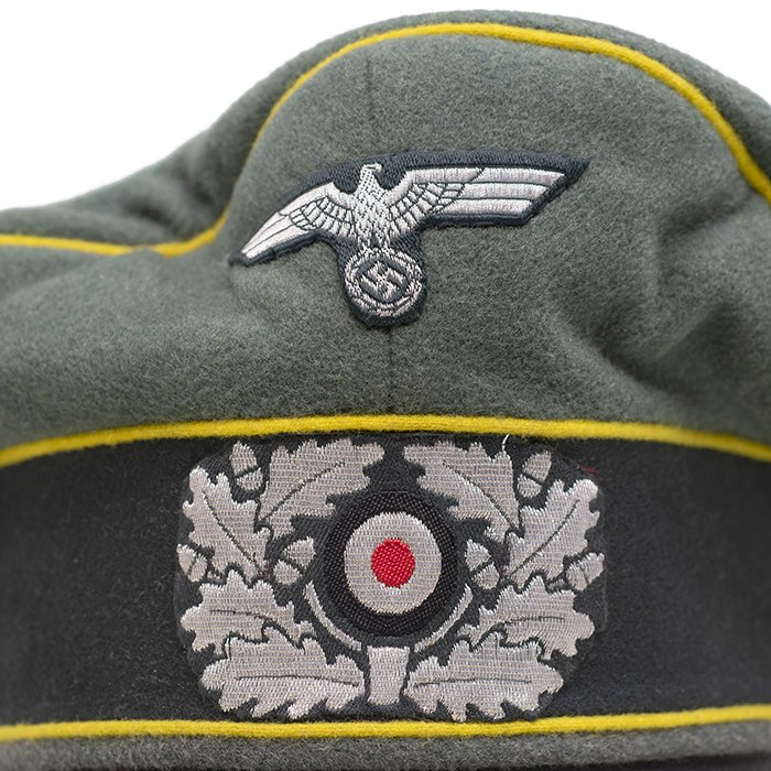 MSW3 Clemens Wagner made Heer Nachrichten officer's visored cap 'Alter Art' — image 5