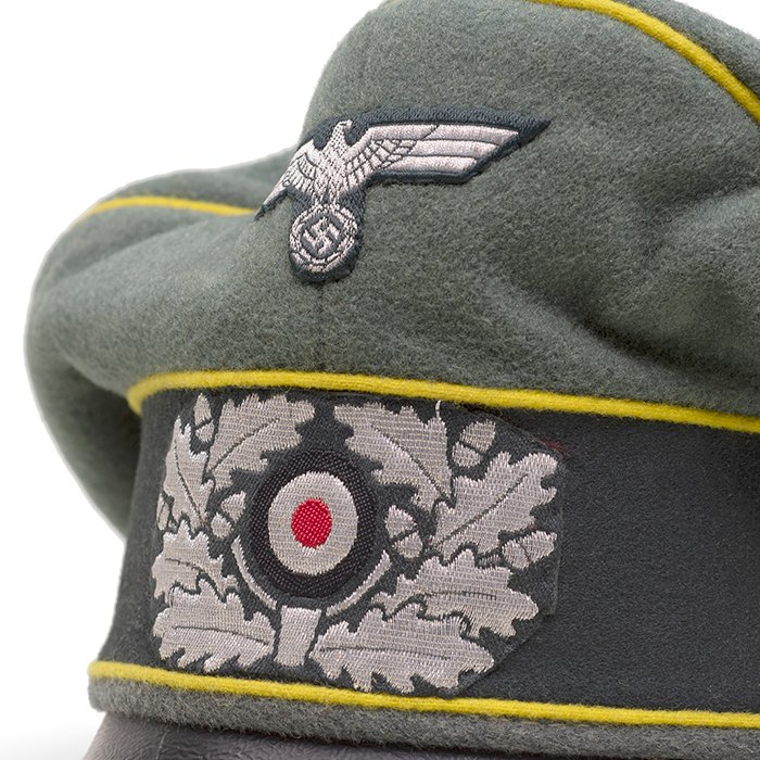 MSW3 Clemens Wagner made Heer Nachrichten officer's visored cap 'Alter Art' — image 8