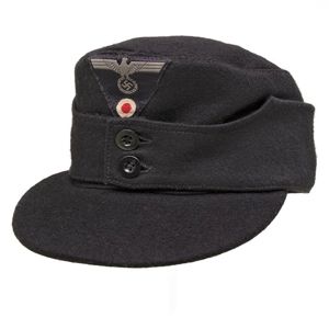 PDH35 Splendid Heer issue black Panzer EM M43 cap
