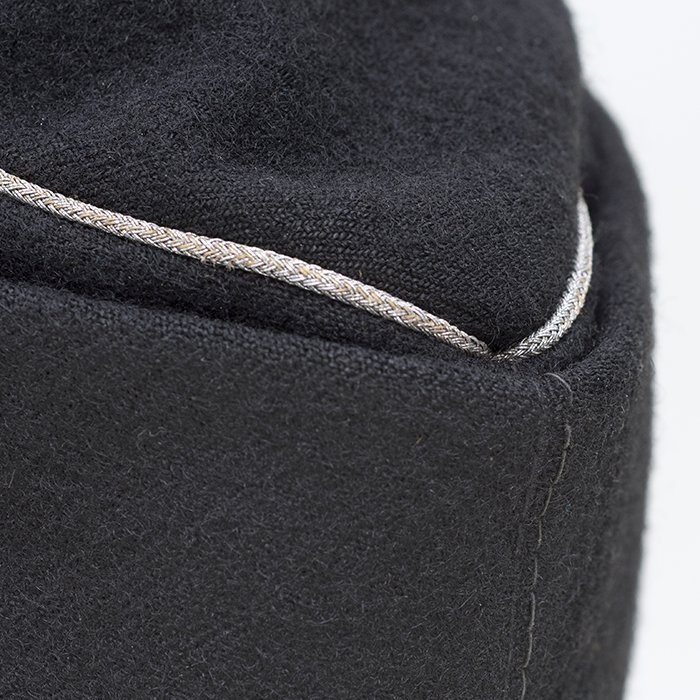 HBJ24 Prime and rare Heer Panzer officer's black M43 cap — image 15