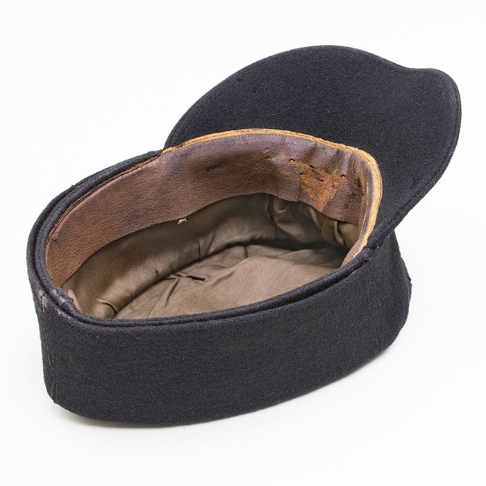 HBJ24 Prime and rare Heer Panzer officer's black M43 cap — image 19