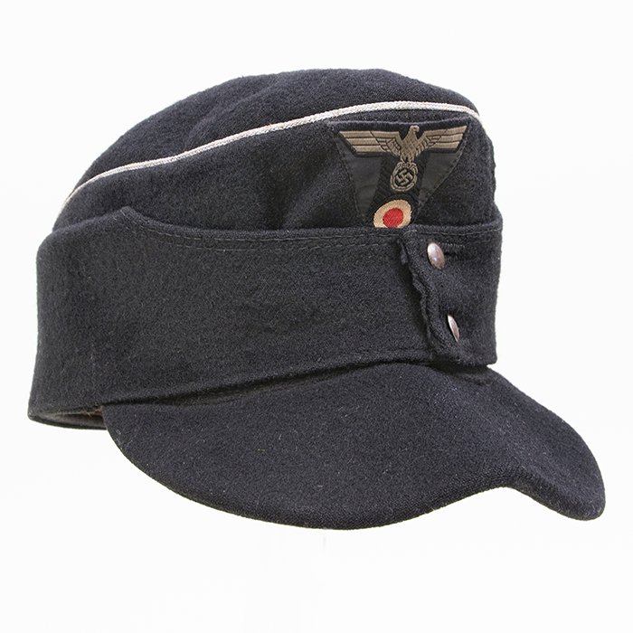 HBJ24 Prime and rare Heer Panzer officer's black M43 cap — image 9