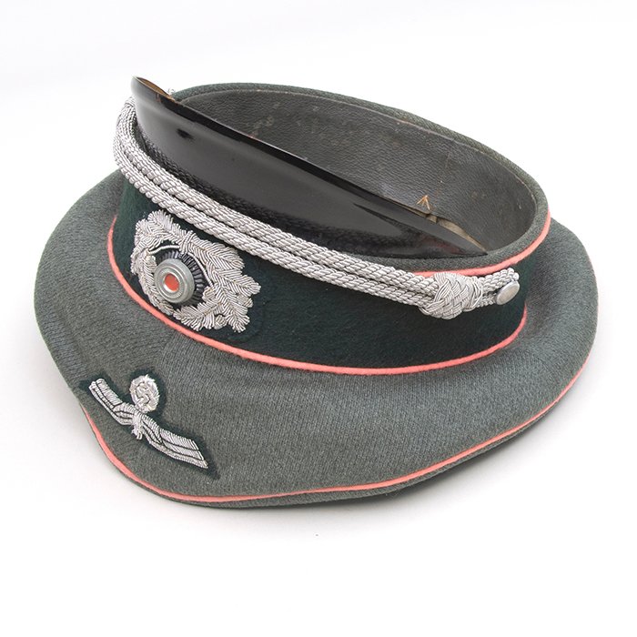 SJH85 Appealing Heer Panzer officer's visored cap produced by the firm of Otto Schlientz — image 12