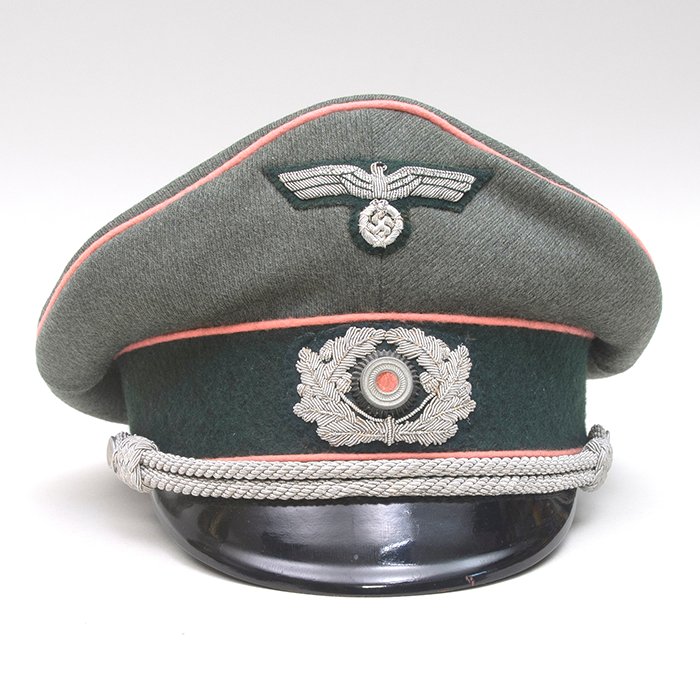 SJH85 Appealing Heer Panzer officer's visored cap produced by the firm of Otto Schlientz — image 4