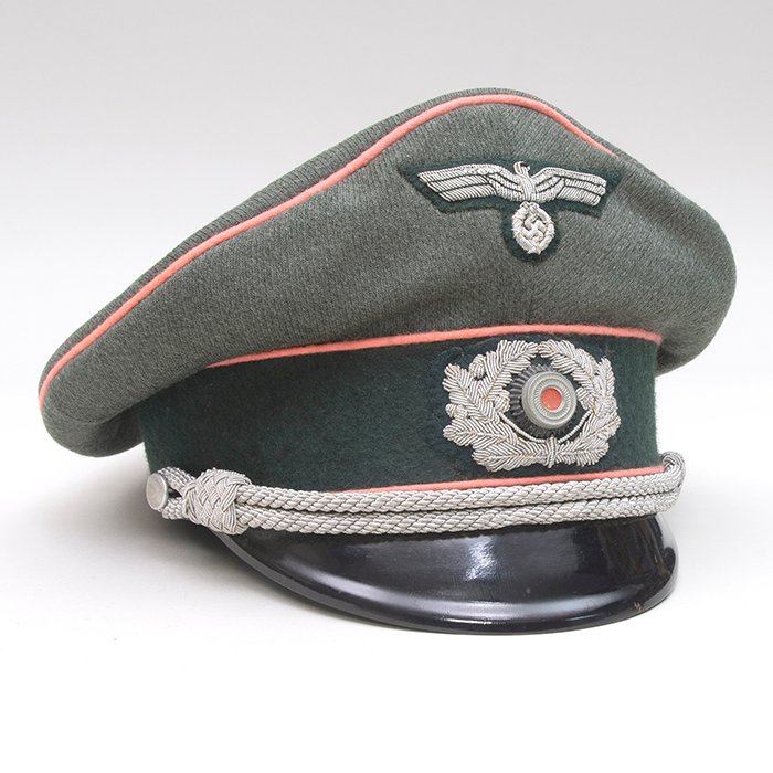 SJH85 Appealing Heer Panzer officer's visored cap produced by the firm of Otto Schlientz — image 8