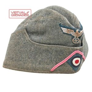 USJ83 Heer Panzerjäger EM M34 overseas cap