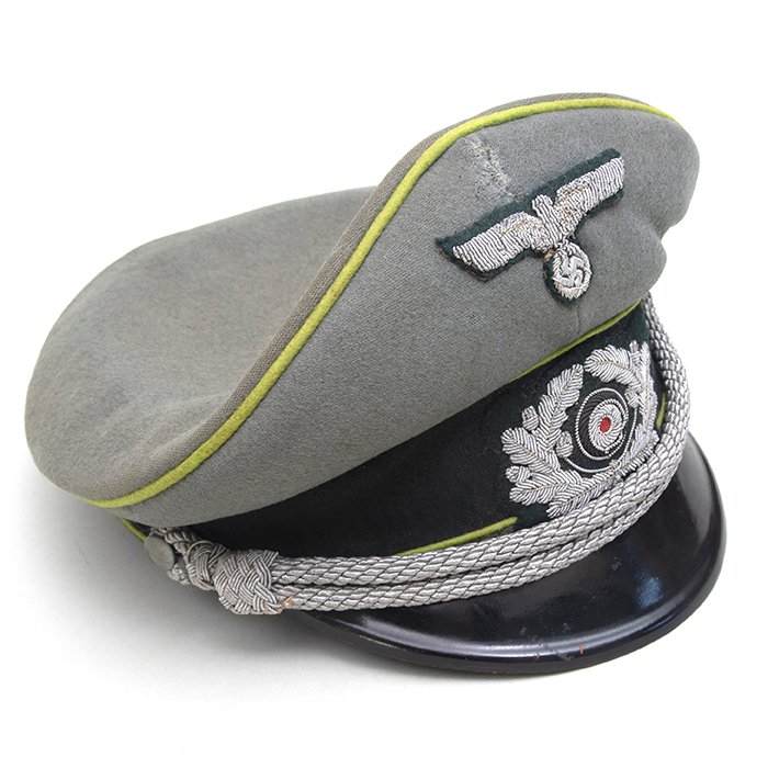 KMA16 Heer Panzergrenadier officer's visored cap made by the firm of J. Weithmann — image 10