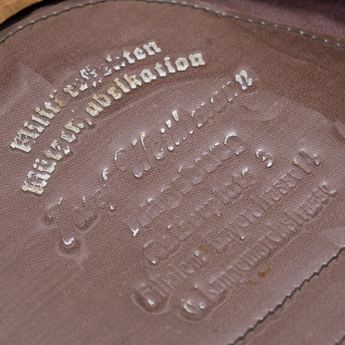 KMA16 Heer Panzergrenadier officer's visored cap made by the firm of J. Weithmann — image 15