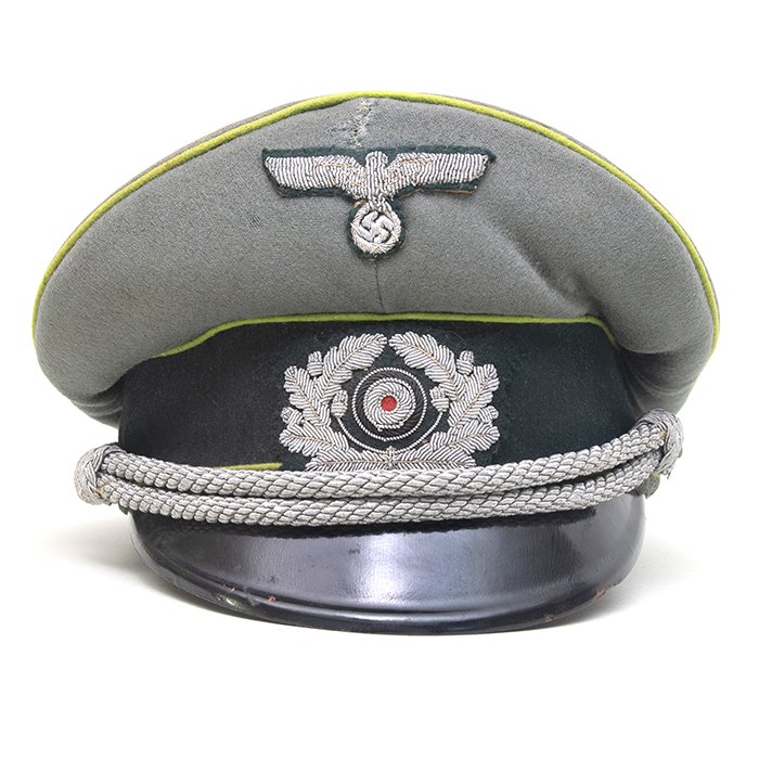 KMA16 Heer Panzergrenadier officer's visored cap made by the firm of J. Weithmann — image 4