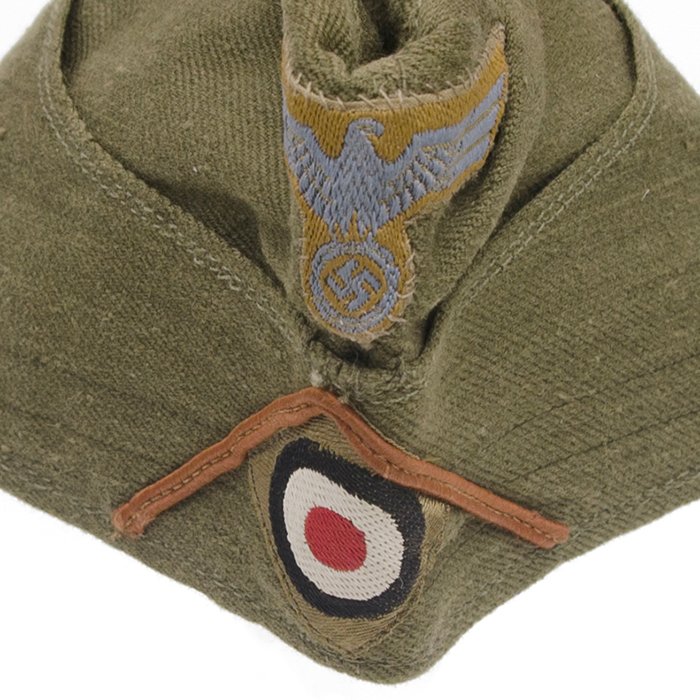 SJH50 Clemens Wagner made Heer tropical overseas cap for an EM in a motorcycle/reconnaissance battalion — image 5
