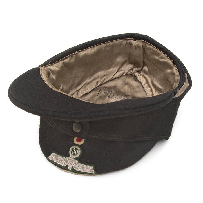 SJH65 Exceptionally rare Heer Panzer officer's M43 cap — image 17