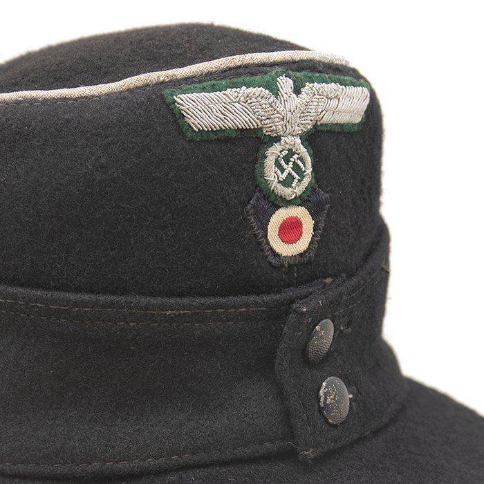 SJH65 Exceptionally rare Heer Panzer officer's M43 cap — image 3