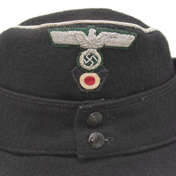 SJH65 Exceptionally rare Heer Panzer officer's M43 cap — image 5