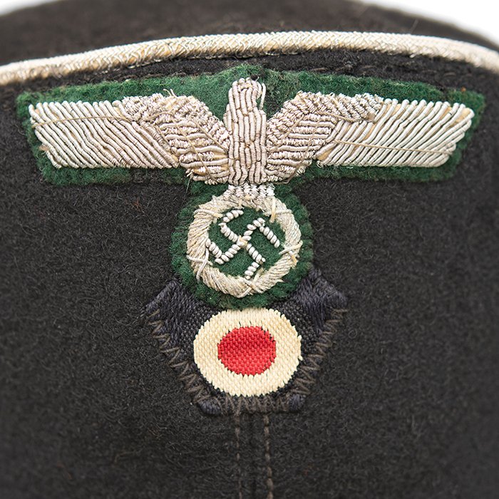 SJH65 Exceptionally rare Heer Panzer officer's M43 cap — image 6